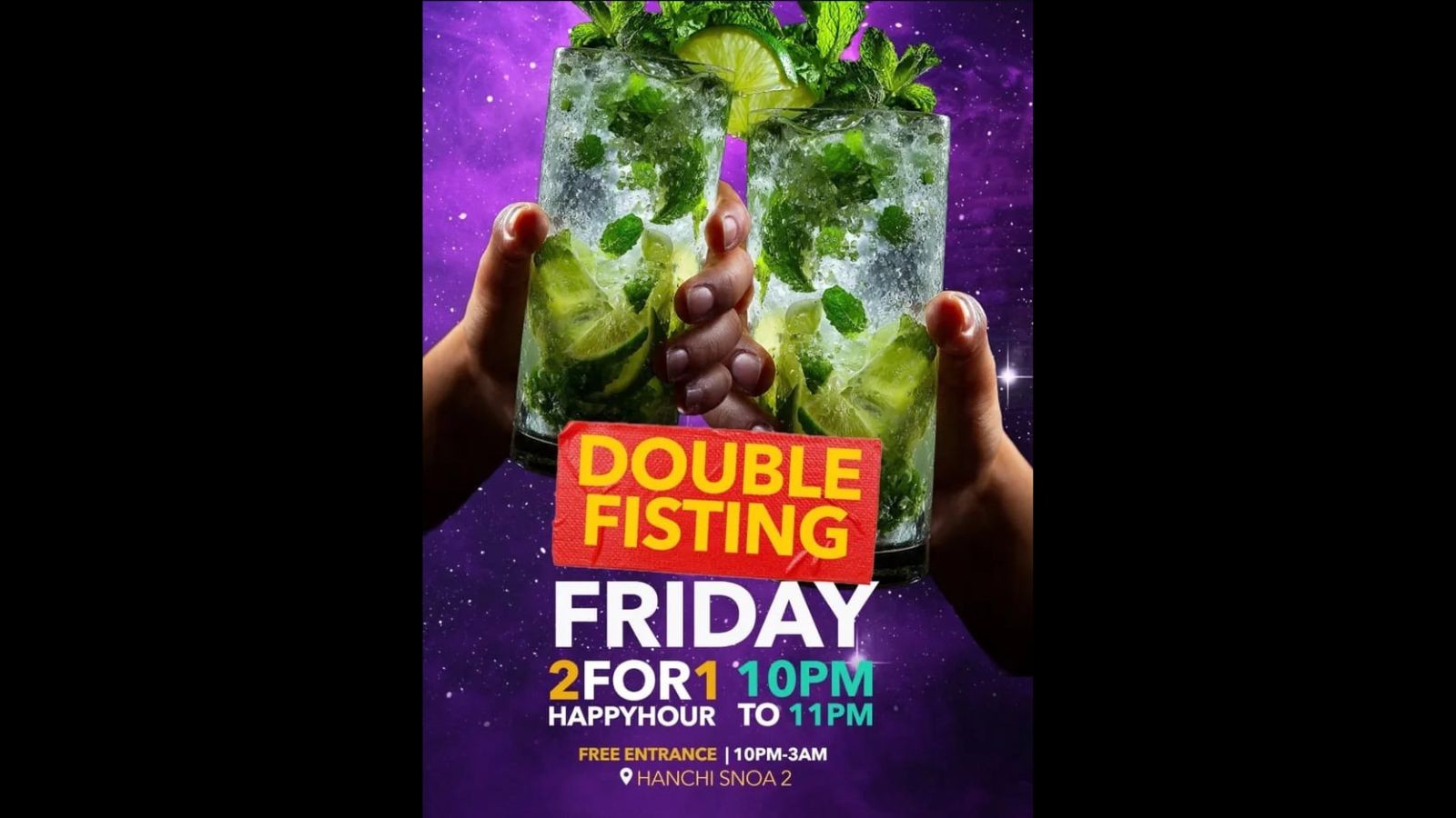 Double Fisting Friday – Gaze Bar & Lounge - Image 1