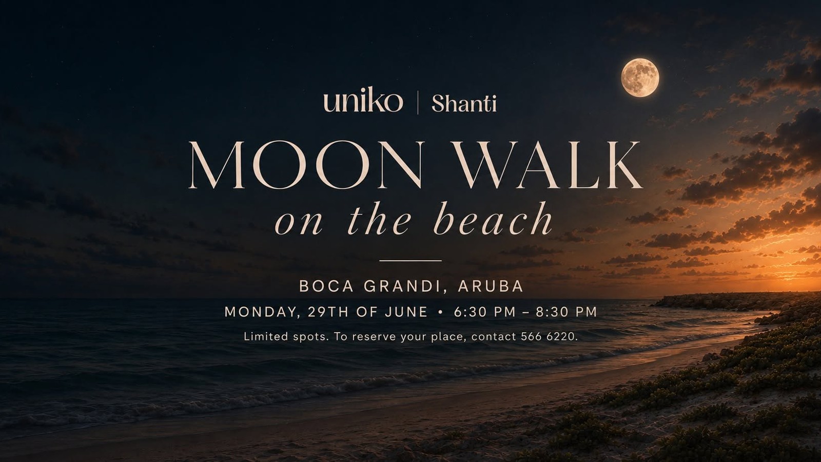 Moon Walk on the Beach – Uniko x Shanti - Image 1