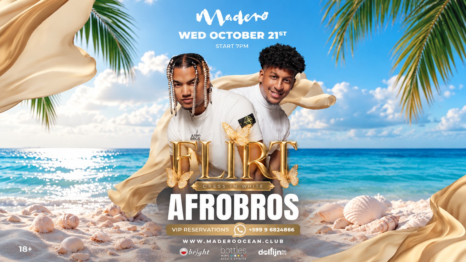 FLIRT: Afro Bros – Madero Ocean Club - Image 1
