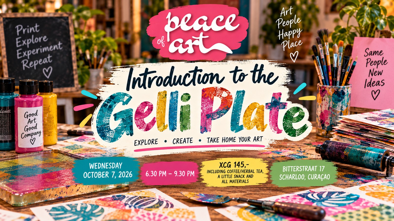 Introduction to the Gelli Plate – Peace of Art - Image 1