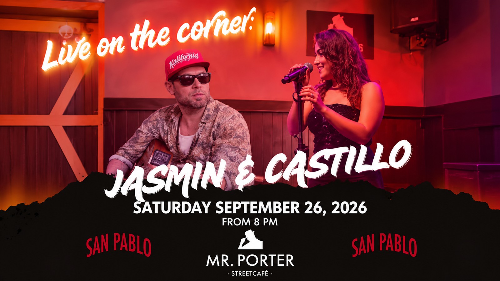 Live on the Corner – Jasmin & Castillo - Image 1