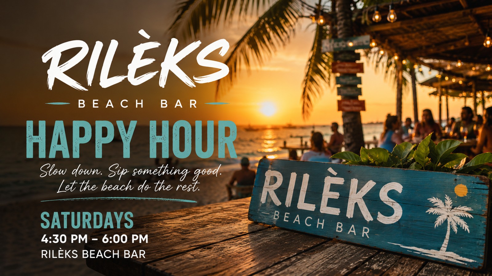 HAPPY HOUR - Rilèks Beach Bar - Image 1