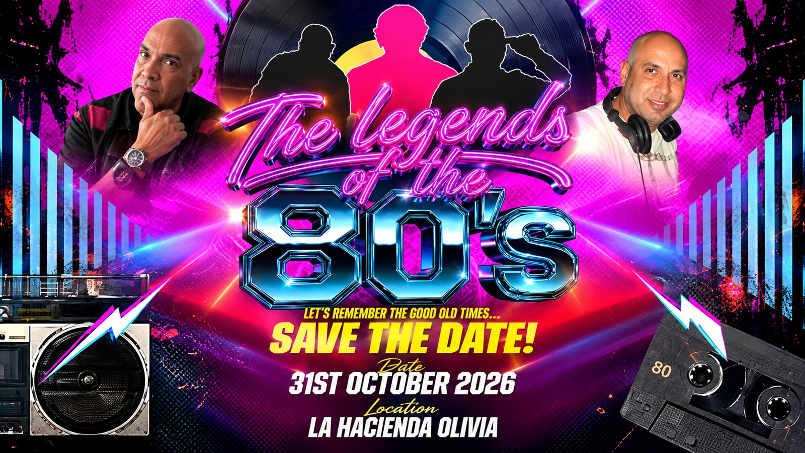 The Legends of the 80’s – La Hacienda Olivia - Image 1