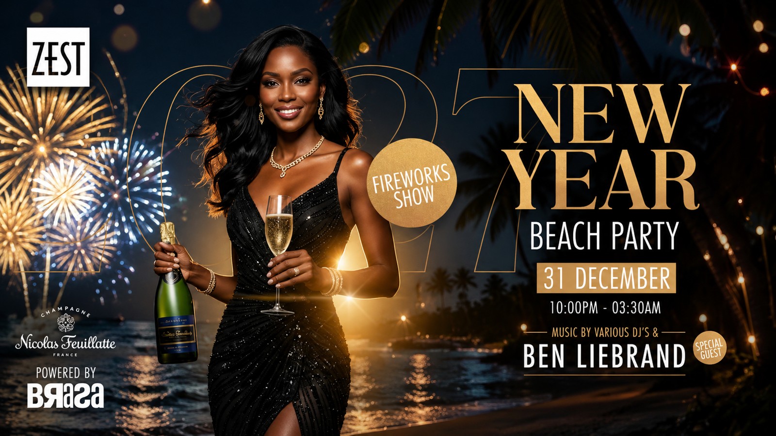ZEST New Year Beach Party - Image 1