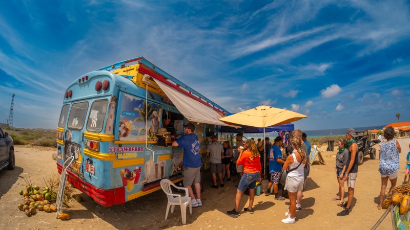 California Lighthouse Coffee Bus