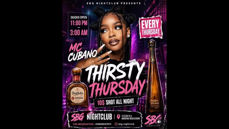 Thirsty Thursday – SBG Nightclub