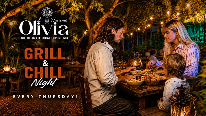 Grill & Chill Night – La Hacienda Olivia