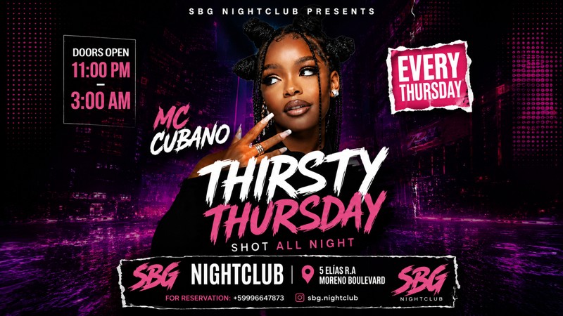 Thirsty Thursday – SBG Nightclub